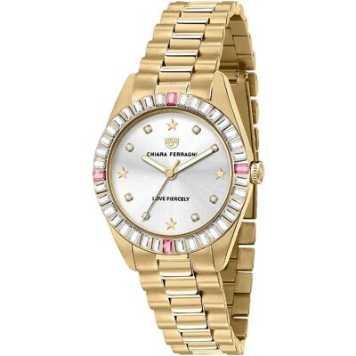 Chiara Ferragni Orologio Da Donna R1953100503 Golden / Silver / Silver One Size Chiara Ferragni Orologio Da Donna R1953100503 Golden / Silver / Silver One Size
