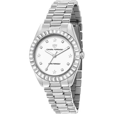 Chiara Ferragni Orologio Da Donna R1953100505 Silver / Silver / White One Size Chiara Ferragni Orologio Da Donna R1953100505 Silver / Silver / White One Size
