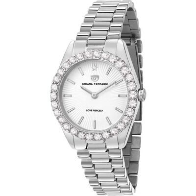Chiara Ferragni Orologio Da Donna R1953100511 Silver / Silver / White One Size Chiara Ferragni Orologio Da Donna R1953100511 Silver / Silver / White One Size
