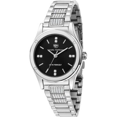 Chiara Ferragni Orologio Da Donna R1953102507 Silver / Silver / Black One Size Chiara Ferragni Orologio Da Donna R1953102507 Silver / Silver / Black One Size
