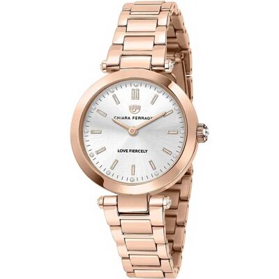 Chiara Ferragni Orologio Da Donna R1953103505 Pink / Pink / Silver One Size Chiara Ferragni Orologio Da Donna R1953103505 Pink / Pink / Silver One Size