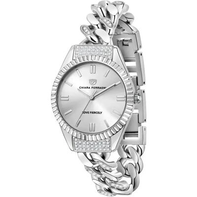 Chiara Ferragni Orologio Da Donna R195310502 Silver / Silver / Silver One Size Chiara Ferragni Orologio Da Donna R195310502 Silver / Silver / Silver One Size
