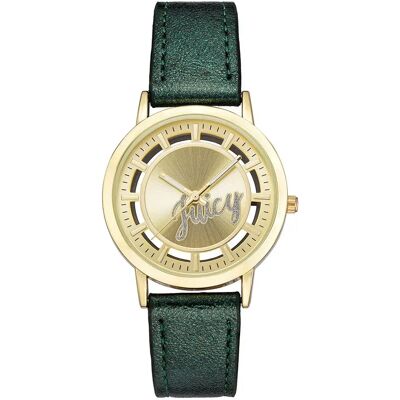 Juicy Couture Orologio Da Donna Jc121gpgn Golden / Green / Beige One Size Juicy Couture Orologio Da Donna Jc121gpgn Golden / Green / Beige One Size