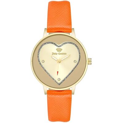 Juicy Couture Orologio Da Donna Jc123gpor Golden / Orange / Beige One Size Juicy Couture Orologio Da Donna Jc123gpor Golden / Orange / Beige One Size