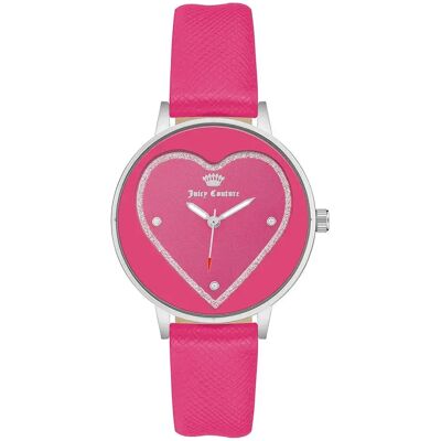 Juicy Couture Orologio Da Donna Jc1235svhp Silver / Pink / Pink One Size Juicy Couture Orologio Da Donna Jc1235svhp Silver / Pink / Pink One Size