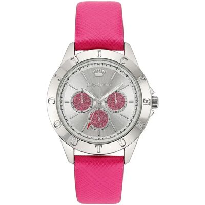 Juicy Couture Orologio Da Donna Jc1295svhp Silver / Pink / Silver One Size Juicy Couture Orologio Da Donna Jc1295svhp Silver / Pink / Silver One Size