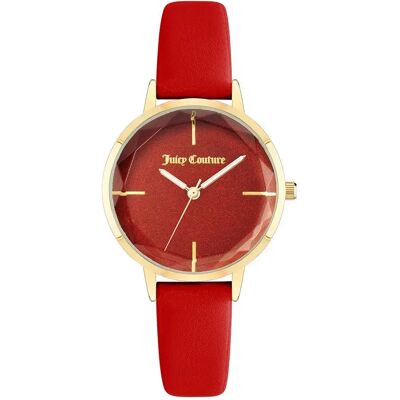 Juicy Couture Orologio Da Donna Jc1326gprd Golden / Red / Red One Size Juicy Couture Orologio Da Donna Jc1326gprd Golden / Red / Red One Size