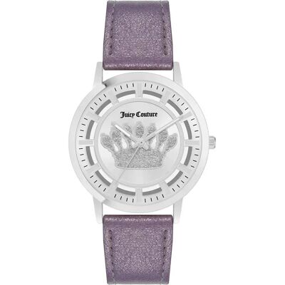 Juicy Couture Orologio Da Donna Jc135svlv Silver / Lilac / Silver One Size Juicy Couture Orologio Da Donna Jc135svlv Silver / Lilac / Silver One Size