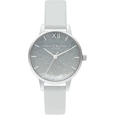 Olivia Burton Orologio Da Donna Ob16us27 Silver / Grey / Grey One Size Olivia Burton Orologio Da Donna Ob16us27 Silver / Grey / Grey One Size