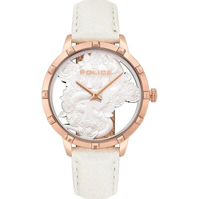 Police Orologio Da Donna Pl1601msr-01 White One Size Police Orologio Da Donna Pl1601msr-01 White One Size