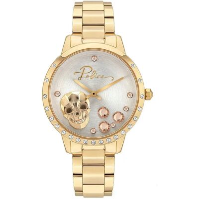 Police Orologio Da Donna Pl16071msg.22m Gold / Gold One Size Police Orologio Da Donna Pl16071msg.22m Gold / Gold One Size