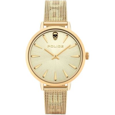 Police Orologio Da Donna Pl16035msg.22mm Gold / Gold One Size Police Orologio Da Donna Pl16035msg.22mm Gold / Gold One Size
