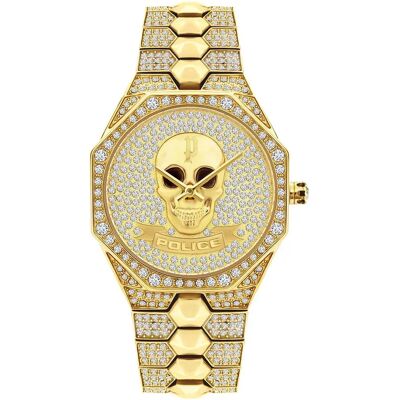 Police Orologio Da Donna Pl16027bsg22m Golden / Golden / Golden One Size Police Orologio Da Donna Pl16027bsg22m Golden / Golden / Golden One Size