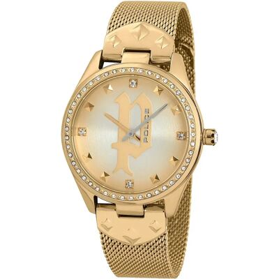 Police Orologio Da Donna Pl16029msg22m Golden / Golden / Golden One Size Police Orologio Da Donna Pl16029msg22m Golden / Golden / Golden One Size