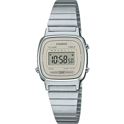 Casio Orologio Da Donna La670wea-8aef Silver One Size Casio Orologio Da Donna La670wea-8aef Silver One Size