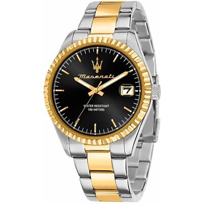 Maserati Orologio Competizione 3 Mm 3h Golden / Gold One Size Maserati Orologio Competizione 3 Mm 3h Golden / Gold One Size