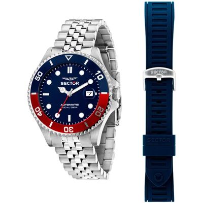 Sector Orologio 230 3 Mm Auto 3h Brown / Blue One Size Sector Orologio 230 3 Mm Auto 3h Brown / Blue One Size