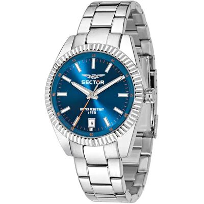 Sector Orologio 20 3h Steel / Blue Dial One Size Sector Orologio 20 3h Steel / Blue Dial One Size