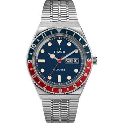 Timex Orologio Q Silver / Blue / Red One Size Timex Orologio Q Silver / Blue / Red One Size