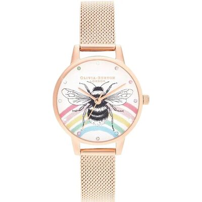 Olivia Burton Orologio Da Donna Ob16wl90 30 Mm Pink / Multicolor / Mineral One Size Olivia Burton Orologio Da Donna Ob16wl90 30 Mm Pink / Multicolor / Mineral One Size