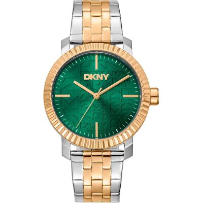 DKNY Orologio Da Donna Chambers Maxi 36 Mm Silver Grey / Yellow Gold / Bottle Green / Mineral One Size DKNY Orologio Da Donna Chambers Maxi 36 Mm Silver Grey / Yellow Gold / Bottle Green / Mineral One Size