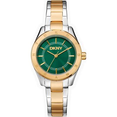 DKNY Orologio Da Donna Chambers Sport 30 Mm Silver Grey / Yellow Gold / Bottle Green / Mineral One Size DKNY Orologio Da Donna Chambers Sport 30 Mm Silver Grey / Yellow Gold / Bottle Green / Mineral One Size