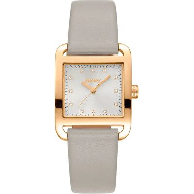 DKNY Orologio Da Donna City Midi 27 Mm Silver Grey / Gold / Mineral One Size DKNY Orologio Da Donna City Midi 27 Mm Silver Grey / Gold / Mineral One Size