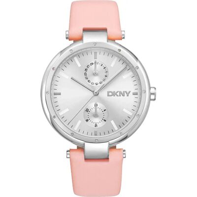 DKNY Orologio Da Donna Downtown Multi 38 Mm Pink / Silver Grey / Mineral One Size DKNY Orologio Da Donna Downtown Multi 38 Mm Pink / Silver Grey / Mineral One Size
