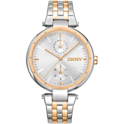 DKNY Orologio Da Donna Downtown Multi 38 Mm Silver Grey / Yellow Gold / Silver Grey / Mineral One Size DKNY Orologio Da Donna Downtown Multi 38 Mm Silver Grey / Yellow Gold / Silver Grey / Mineral One Size
