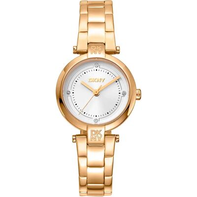 DKNY Orologio Da Donna Essential Mini 28 Mm Yellow Gold / Silver Grey / Mineral One Size DKNY Orologio Da Donna Essential Mini 28 Mm Yellow Gold / Silver Grey / Mineral One Size