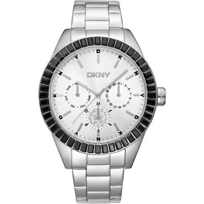DKNY Orologio Da Donna Nolita Multi Glitz 0 Mm Silver Grey / Silver Grey / Mineral One Size DKNY Orologio Da Donna Nolita Multi Glitz 0 Mm Silver Grey / Silver Grey / Mineral One Size
