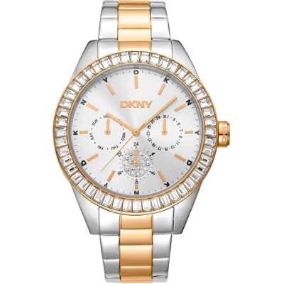DKNY Orologio Da Donna Nolita Multi Glitz 0 Mm Silver Grey / Yellow Gold / Silver Grey / Mineral One Size DKNY Orologio Da Donna Nolita Multi Glitz 0 Mm Silver Grey / Yellow Gold / Silver Grey / Mineral One Size