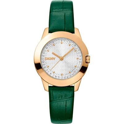 DKNY Orologio Da Donna Park Ave Logo 30 Mm Bottle Green / Silver Grey / Mineral One Size DKNY Orologio Da Donna Park Ave Logo 30 Mm Bottle Green / Silver Grey / Mineral One Size