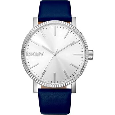 DKNY Orologio Da Donna Soho Maxi 0 Mm Night Blue / Silver Grey / Mineral One Size DKNY Orologio Da Donna Soho Maxi 0 Mm Night Blue / Silver Grey / Mineral One Size