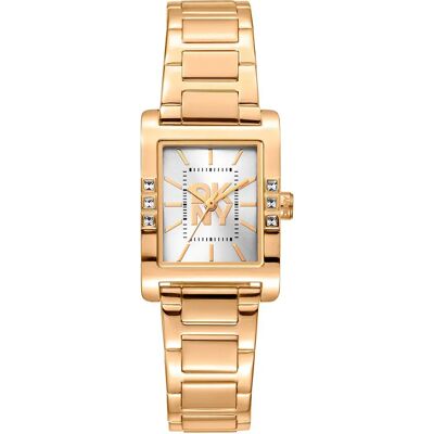 DKNY Orologio Da Donna Westside Glitz 22 Mm Yellow Gold / Silver Grey / Mineral One Size DKNY Orologio Da Donna Westside Glitz 22 Mm Yellow Gold / Silver Grey / Mineral One Size