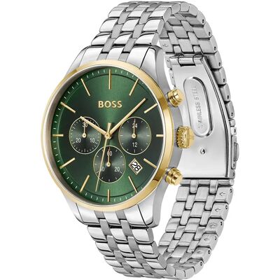 Boss Orologio Avery 2 Mm Silver / Green / Mineral One Size Boss Orologio Avery 2 Mm Silver / Green / Mineral One Size