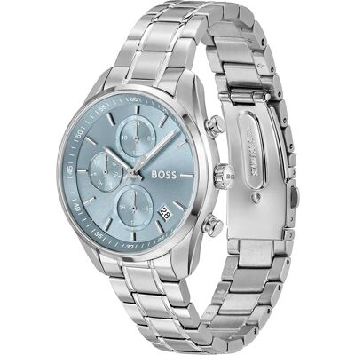 Boss Orologio Da Donna Grand Tour 38 Mm Silver / Light Blue / Mineral One Size Boss Orologio Da Donna Grand Tour 38 Mm Silver / Light Blue / Mineral One Size