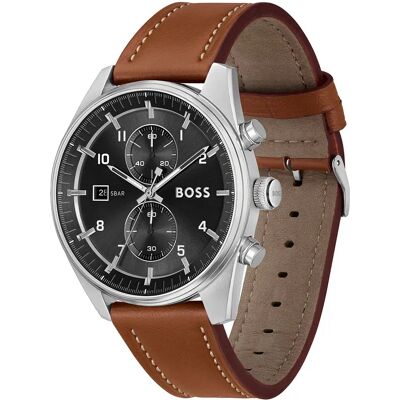 Boss Orologio Skytraveller Mm Brown / Black / Mineral One Size Boss Orologio Skytraveller Mm Brown / Black / Mineral One Size