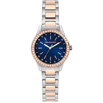 Trussardi Orologio Da Donna R253151507 Blue One Size Trussardi Orologio Da Donna R253151507 Blue One Size