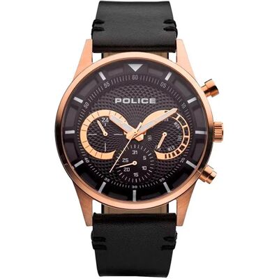 Police Orologio Pewjf2110901 Black / Pink One Size Police Orologio Pewjf2110901 Black / Pink One Size