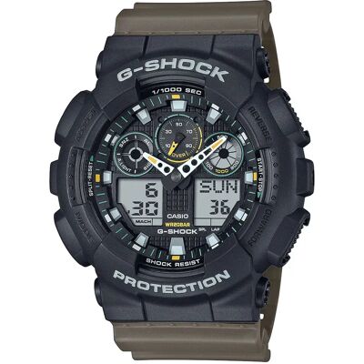 Casio Orologio Ga-100tu-1a3er Green / Black One Size Casio Orologio Ga-100tu-1a3er Green / Black One Size