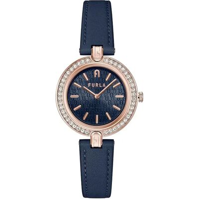 Furla Orologio Da Donna Ww00002006l3 Blue Leather / Blue One Size Furla Orologio Da Donna Ww00002006l3 Blue Leather / Blue One Size