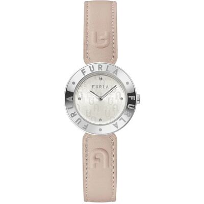 Furla Orologio Da Donna Ww000000l1 Pink Leather / Grey One Size Furla Orologio Da Donna Ww000000l1 Pink Leather / Grey One Size