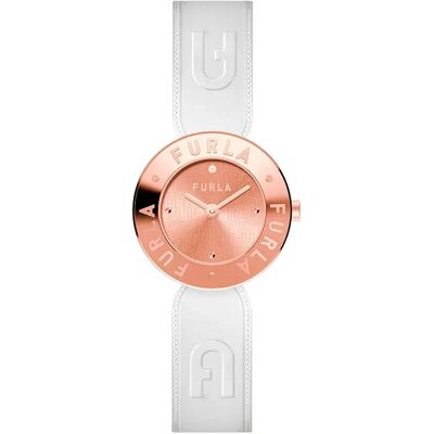 Furla Orologio Da Donna Ww0000005l3 White Leather / Pink One Size Furla Orologio Da Donna Ww0000005l3 White Leather / Pink One Size