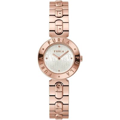 Furla Orologio Da Donna Ww0000008l3 Pink / Grey One Size Furla Orologio Da Donna Ww0000008l3 Pink / Grey One Size