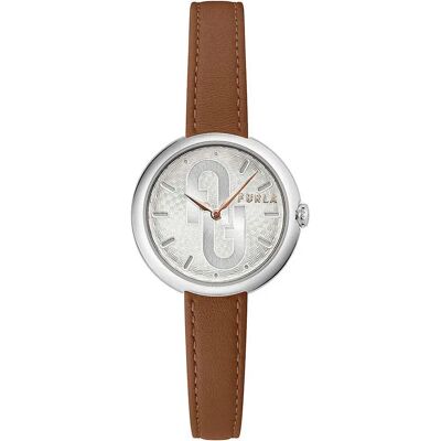 Furla Orologio Da Donna Ww00005001l1 Brown Leather / Grey One Size Furla Orologio Da Donna Ww00005001l1 Brown Leather / Grey One Size