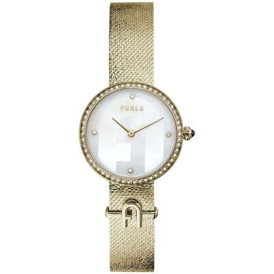 Furla Orologio Da Donna Ww00022001l2 Golden / Grey One Size Furla Orologio Da Donna Ww00022001l2 Golden / Grey One Size