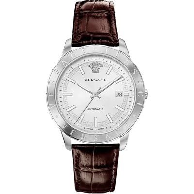 Versace Orologio Ve2d00121 Brown / Metal Silver Grey One Size Versace Orologio Ve2d00121 Brown / Metal Silver Grey One Size