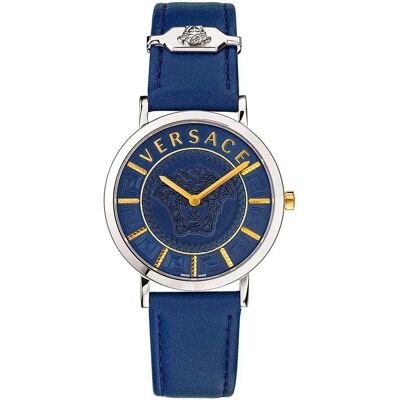 Versace Orologio Da Donna Vek00121 Blue / Blue One Size Versace Orologio Da Donna Vek00121 Blue / Blue One Size
