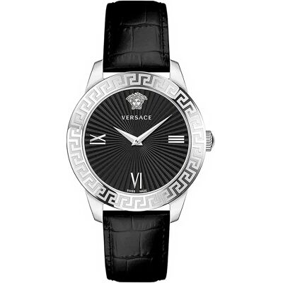 Versace Orologio Da Donna Vevc00821 Black / Metal Black One Size Versace Orologio Da Donna Vevc00821 Black / Metal Black One Size